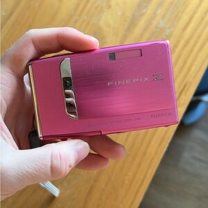 Pink digital camera